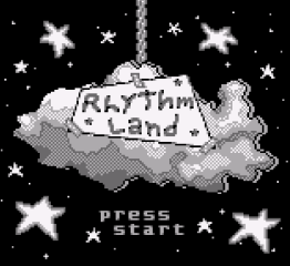 Rhythm Land (Homebrew) — Title screen
